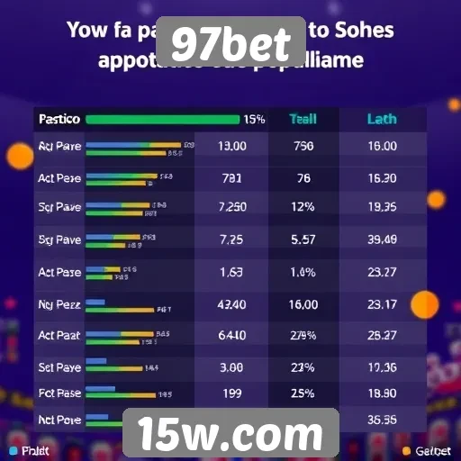 Estatísticas de popularidade do site de jogos 97bet